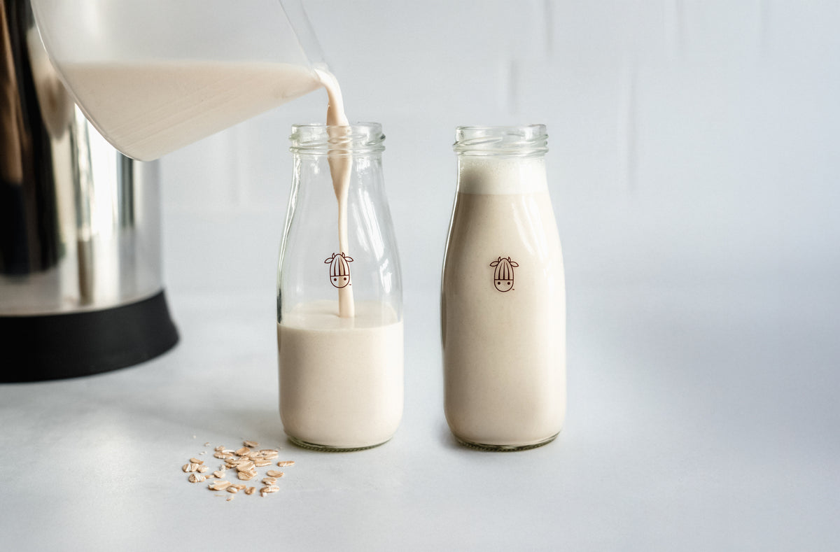 Glass Creamer Bottles - Set of 2