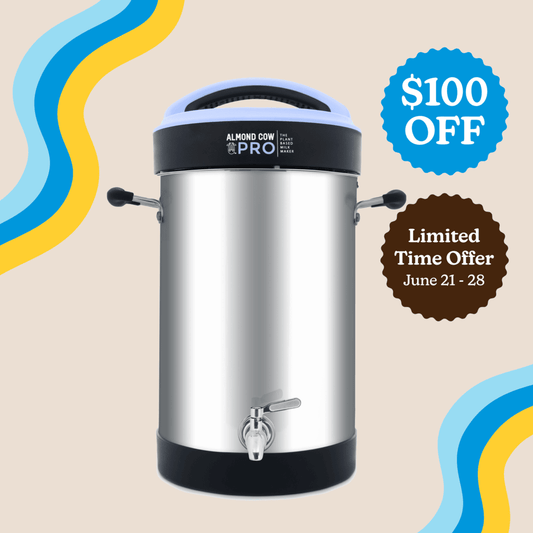 Almond Cow Pro Commercial Plant-Based Nut Milk Maker | Electric Stainless Steel for Restaurants & Juice Bars