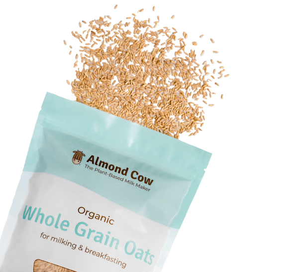 Whole Grain Oats Ingredient Pieces In Bag - Almond Cow