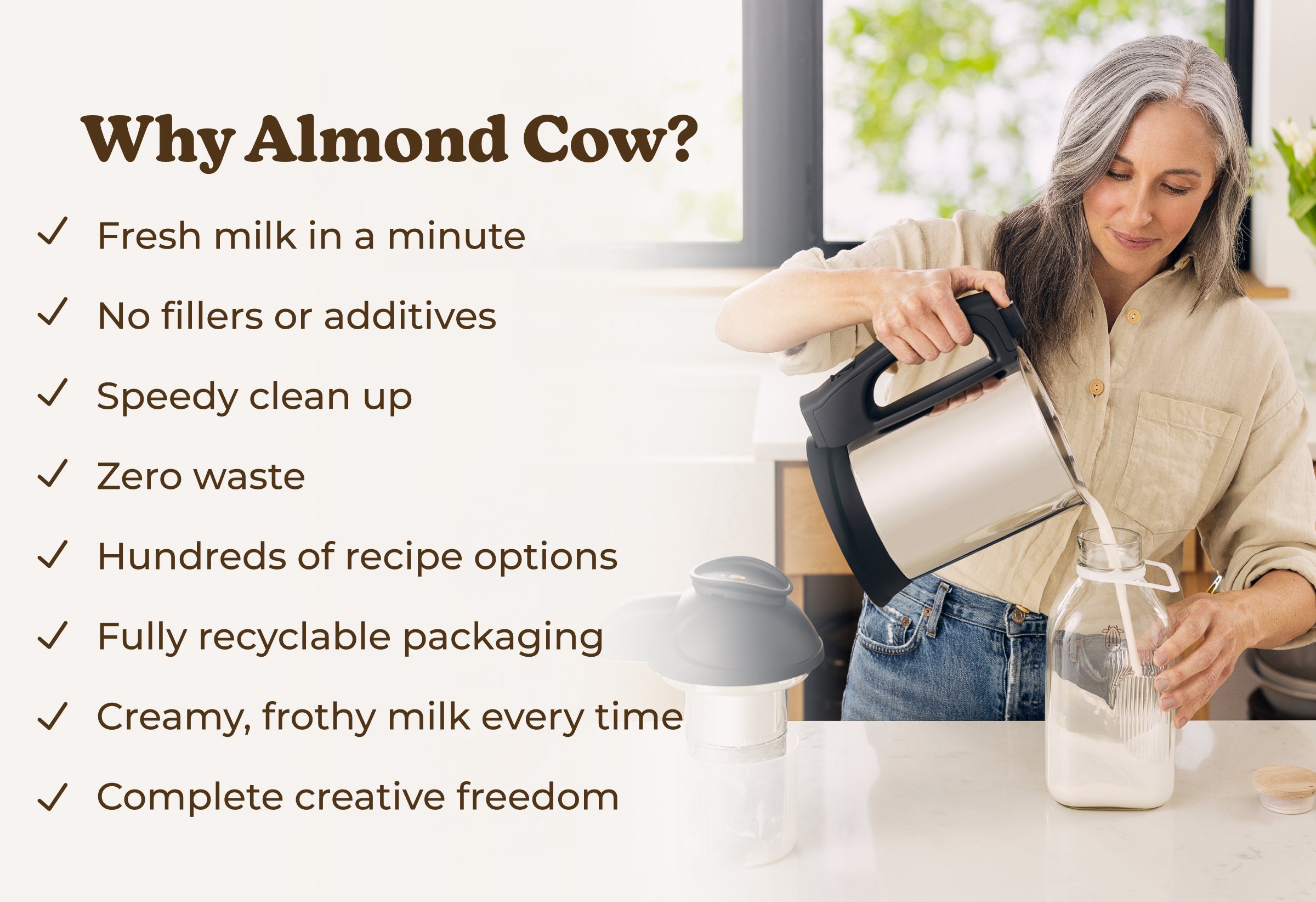 Almond Cow Plant-Based Milk outlet Maker