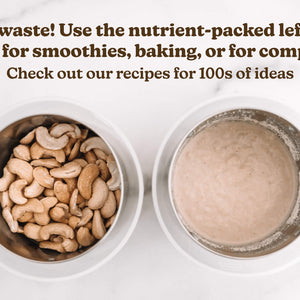 Zero waste cashew whole vs cashew pulp compost