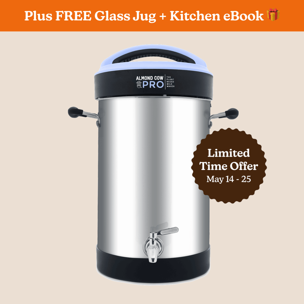 Almond Cow Pro Commercial Plant-Based Nut Milk Maker | Electric Stainless Steel for Restaurants & Juice Bars