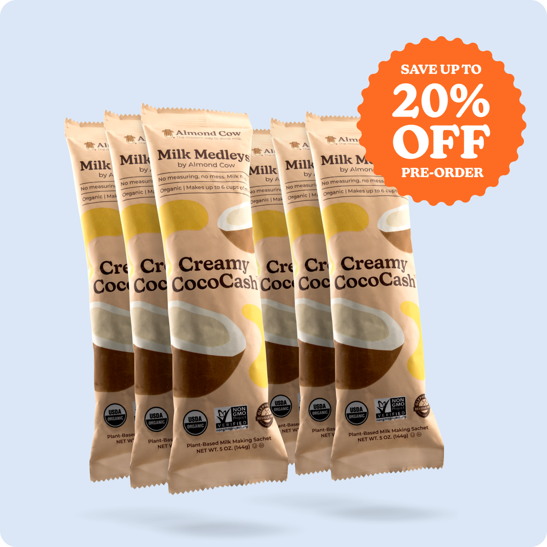 Milk Medleys™ | Easy Make Pre-measured Plant-Based Dairy-Free Milk Ingredients for Homemade Beverages