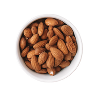 High-quality almonds in a bowl, perfect for milking, healthy recipes, and on-the-go snacks.