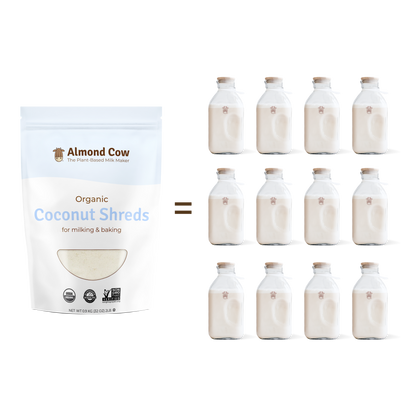 Organic coconut shreds - 2 lbs -one package makes 12 jugs of milk big cost savings image 3
