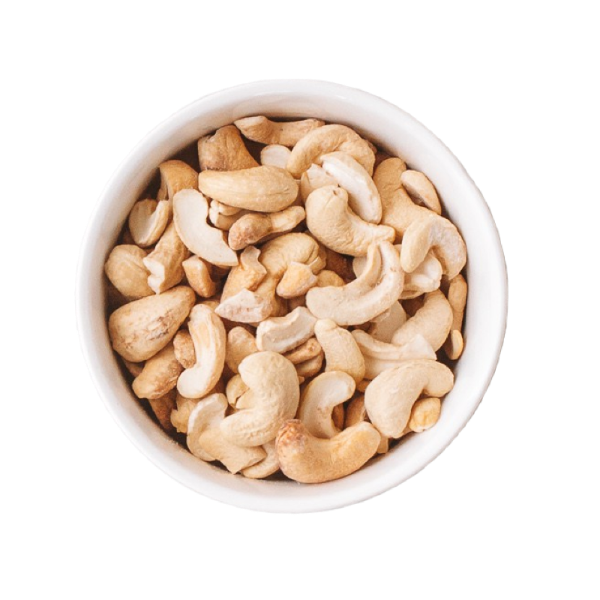 High-quality organic cashew pieces, ideal for plant-based milk and recipes.