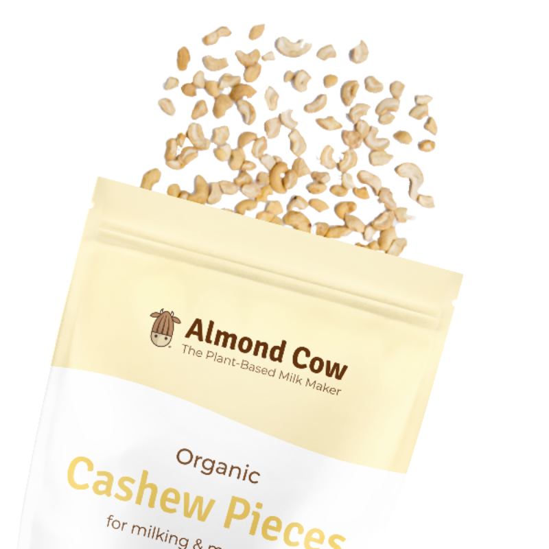 3lb bag of high-quality organic cashew pieces, ideal for plant-based milk and recipes.
