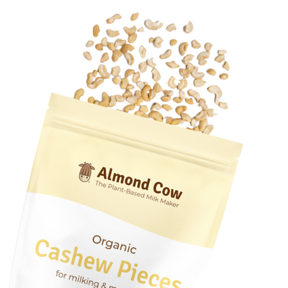 3lb bag of high-quality organic cashew pieces, ideal for plant-based milk and recipes.